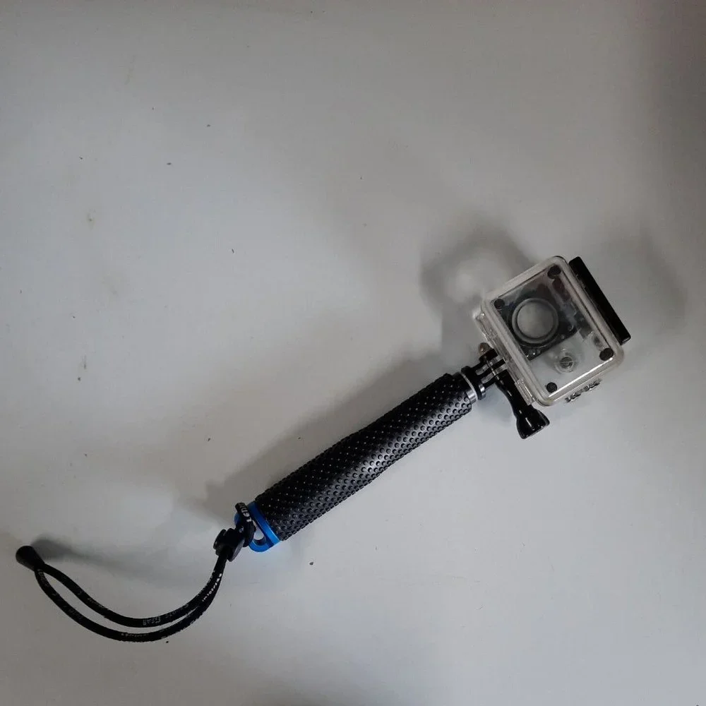 Single Handle Handheld Sport Action Camera Case Hand Grip Pole Stick